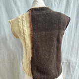 Banki Crop Half Cable Vest