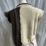 Banki Crop Half Cable Vest