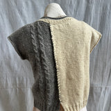 Banki Crop Half Cable Vest