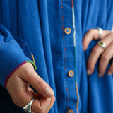 Embroidered Shirt Dress