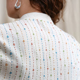 Embroidered Shirt Dress