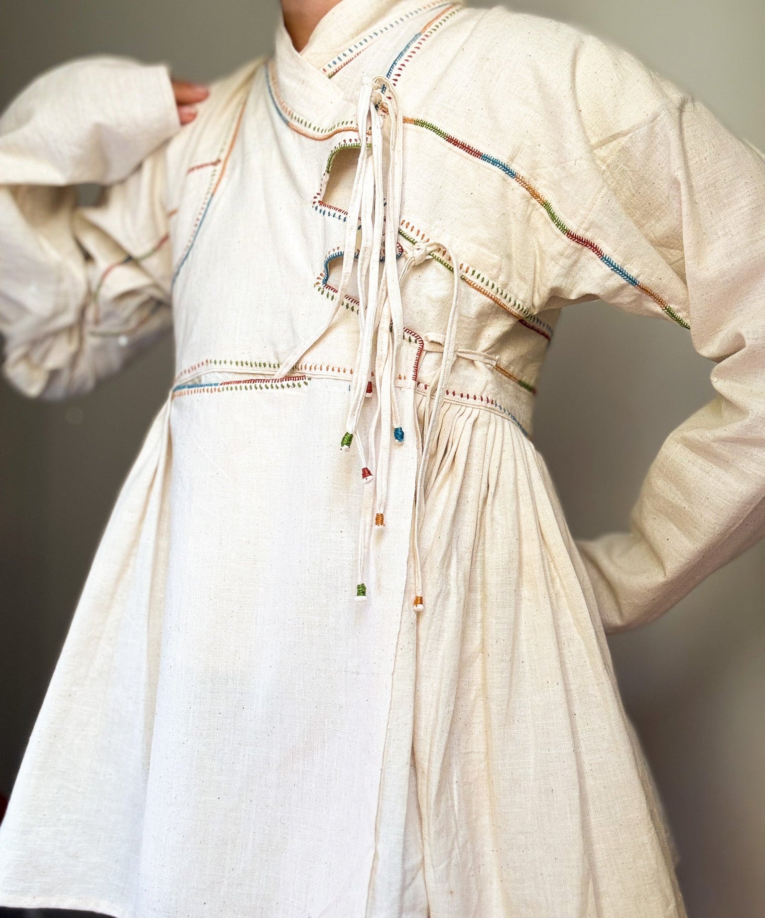 Hand Embroidered Kediya Jacket