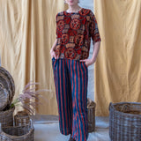 Velvet Half Sleeve Top