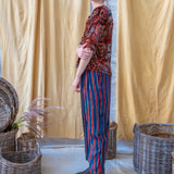 Velvet Half Sleeve Top