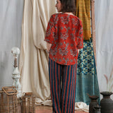 Ajrakh Half Sleeve Top