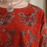 Ajrakh Half Sleeve Top