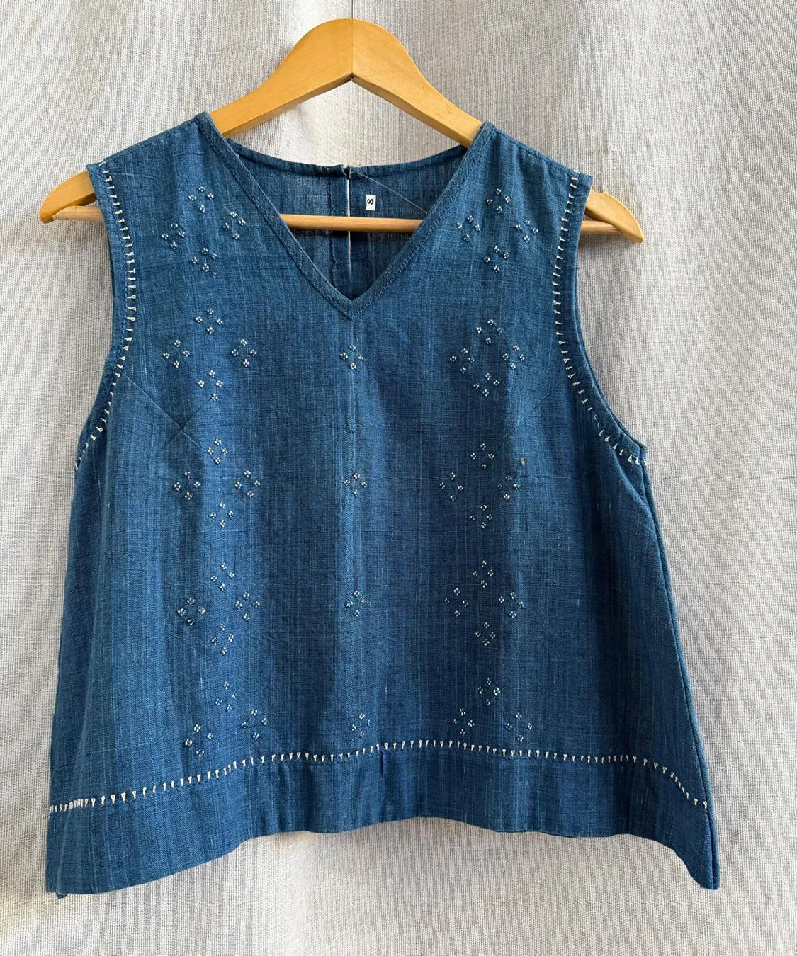 Hand Embroidered Tank Blouse