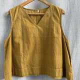 Hand Embroidered Tank Blouse
