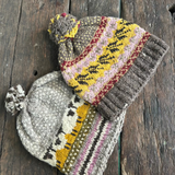 Handknitted Pompom Beanie