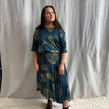 Ajrakh Midi Wrap Skirt