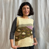 Handknitted Sheep Vest