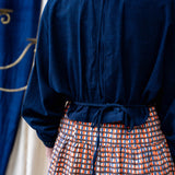 Cropped Shirt – Dark Indigo