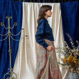 Cropped Shirt – Dark Indigo