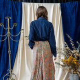 Cropped Shirt – Dark Indigo