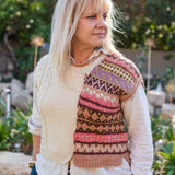 Crop Half Motif Vest