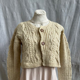 Crop Cable Cardigan