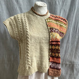 Crop Half Motif Vest