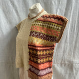 Crop Half Motif Vest