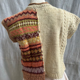 Crop Half Motif Vest