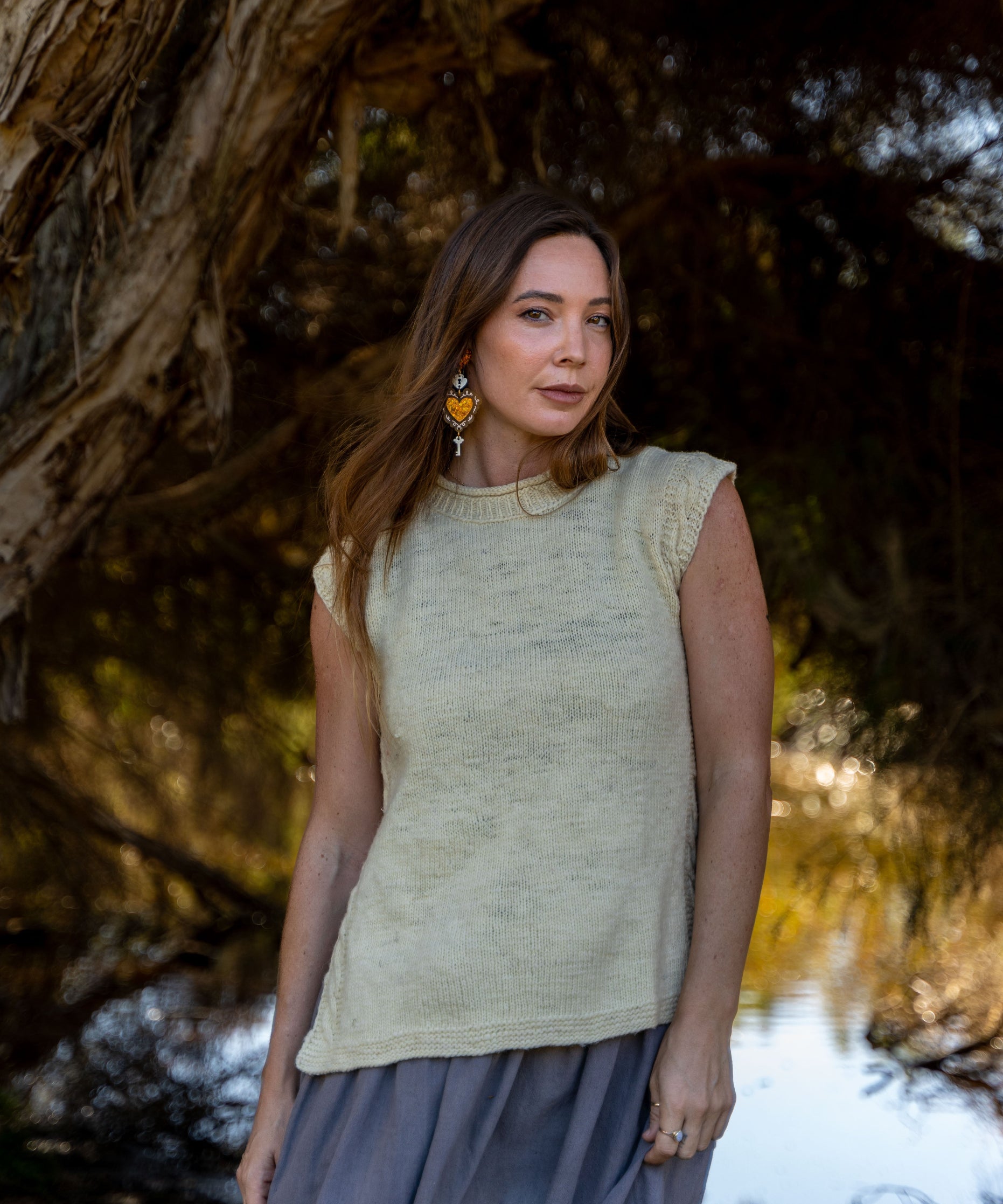 Banki Long Cable Vest