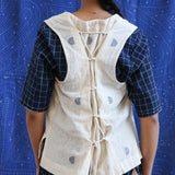 Layered Drawstring Top