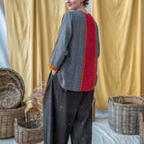 Embroidered Shoulder Check Shirt