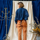 Mixed Weave Drawstring Pants