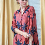 Clamp Dyed Oversized Shirt