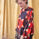 Clamp Dyed Oversized Shirt