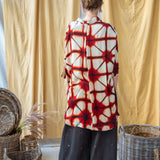 Clamp Dyed Oversized Shirt