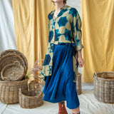 Ajrakh Maxi Wrap Skirt