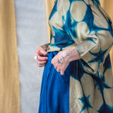 Clamp Dyed Oversized Shirt