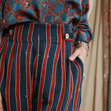 Ajrakh Button Pants
