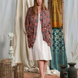 Ajrakh Silk Kimono