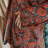 Ajrakh Silk Kimono