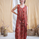 Ajrakh Wrap Dress
