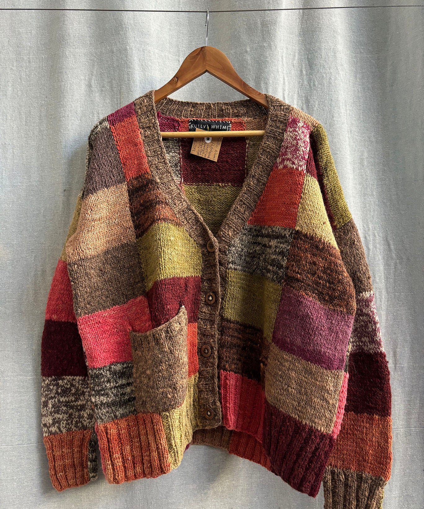 Mosaic Patchwork Cardigan
