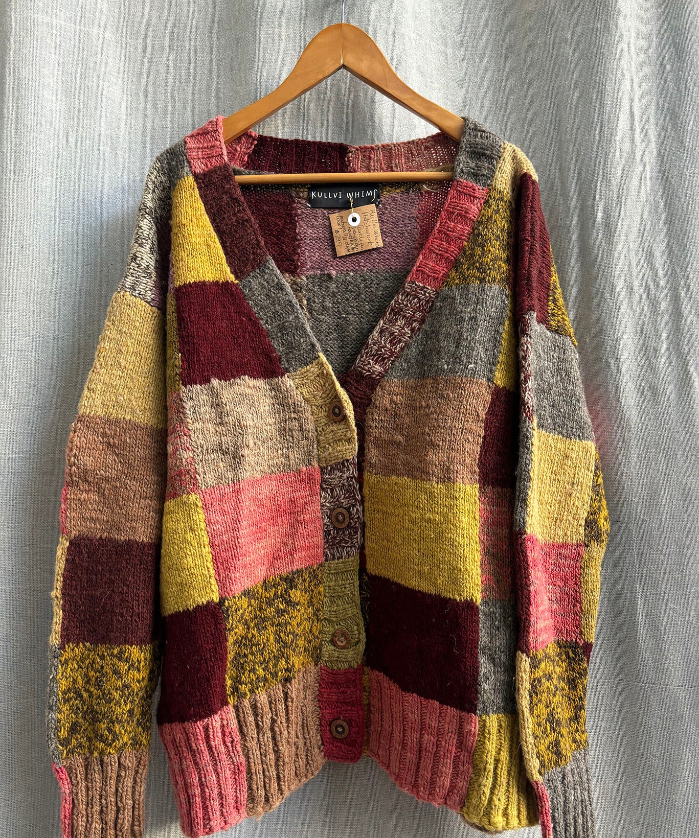 Mosaic Patchwork Cardigan