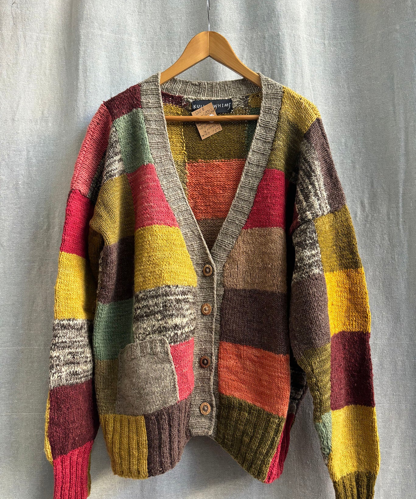 Mosaic Patchwork Cardigan