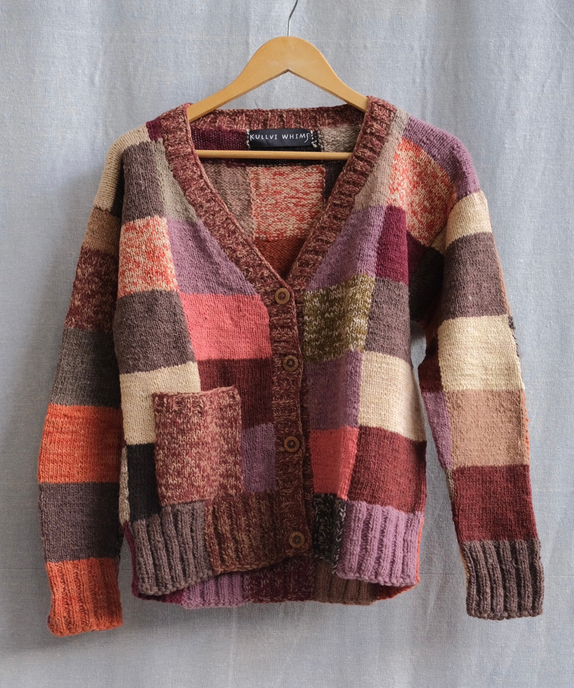 Mosaic Patchwork Cardigan
