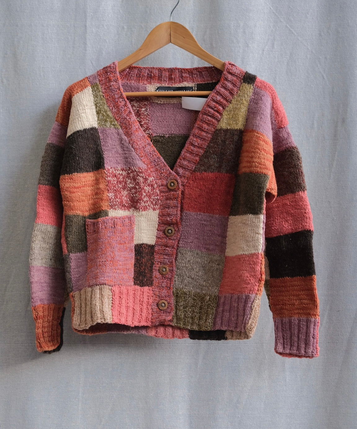 Mosaic Patchwork Cardigan