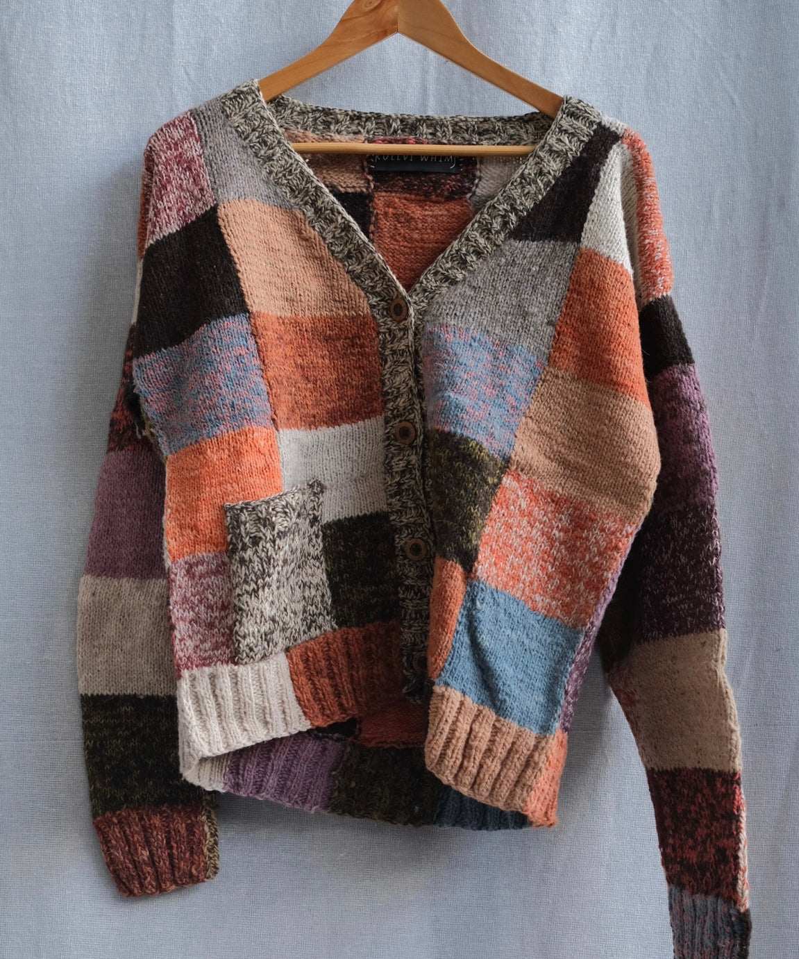 Mosaic Patchwork Cardigan