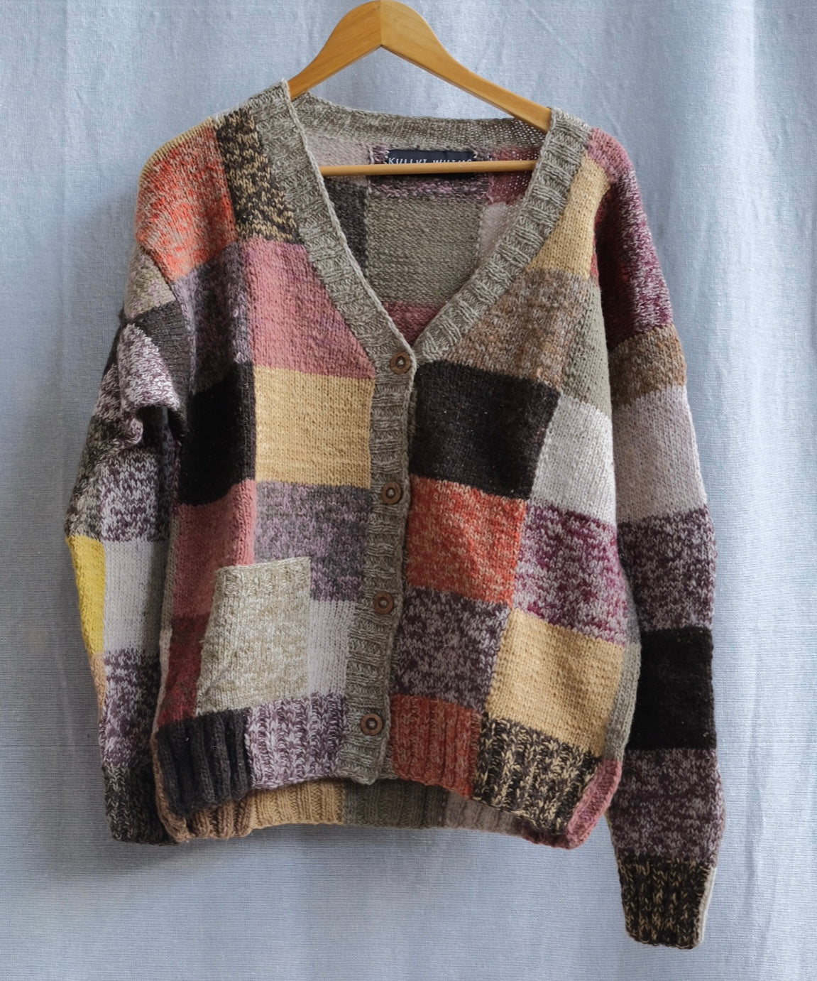 Mosaic Patchwork Cardigan