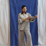 Embroidered Wide Yoke Shirt