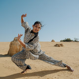 Embroidered Wide Yoke Shirt