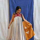 Panelled Pleated Dress