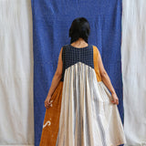 Panelled Pleated Dress