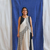 Patched A-Line Dress