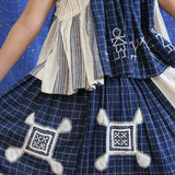 Pin-Tucked Panelled Top