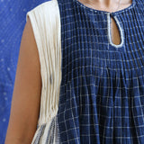 Pin-Tucked Panelled Top